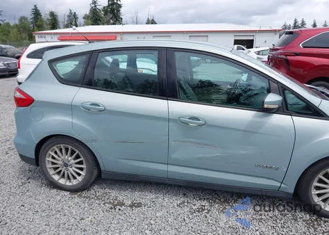 2013 Ford C-Max Hybrid Se from USA, damaged, VIN 1FADP5AUXDL556435